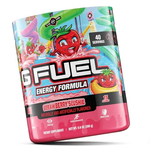 GFUEL TUBA - STRAWBERRY SLUSHIE REMASTERED GFUEL TUBA - STRAWBERRY SLUSHIE REMASTERED