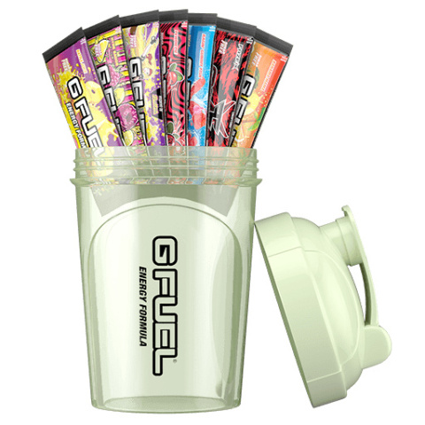 GFUEL - shaker 7 saszetek (GLOW-IN-THE-DARK STARTER KIT)