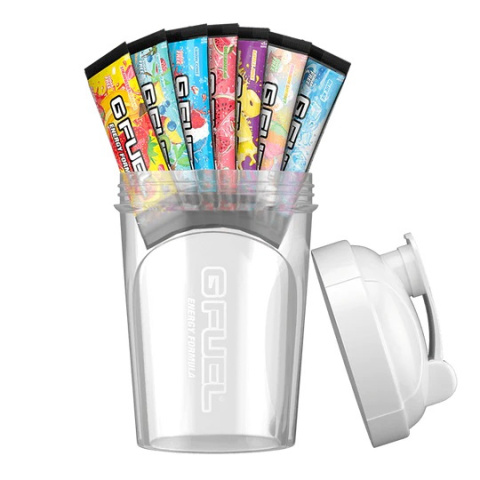 GFUEL - shaker 7 saszetek (NINJA'S FAVORITES STARTER KIT WINTER WHITE STARTER KIT)